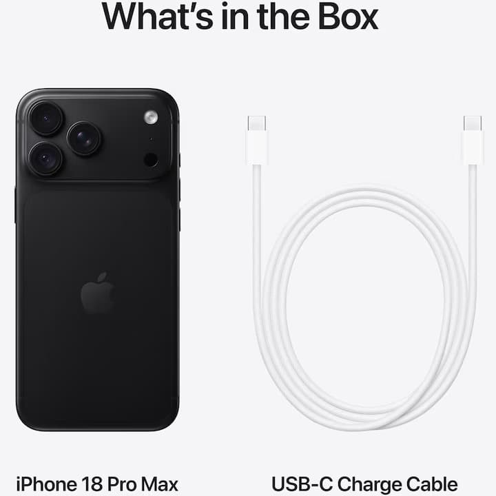 Telefon mobil Apple iPhone 18 Pro Max, 256GB, 5G, Black, E-SIM ONLY — 3