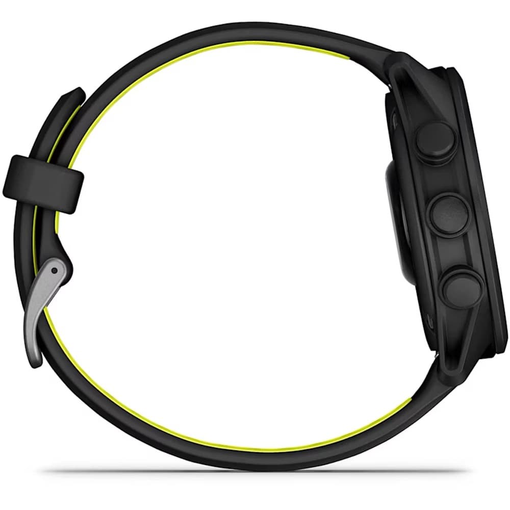 Smartwatch Garmin Forerunner 170, 43 mm, AMOLED, GPS, Android/iOS, Garmin Pay, curea silicon, Black/Amp Yellow — 4