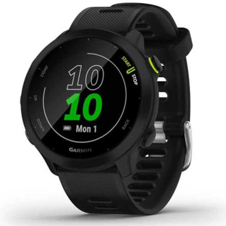 Smartwatch Garmin Forerunner 55, 42mm, GPS, Android/iOS, Black — 1