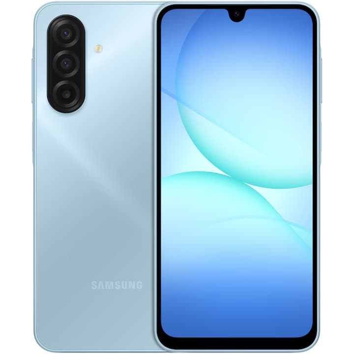 Telefon mobil Samsung Galaxy A17, Dual SIM, 4GB RAM, 128GB, 4G, Light Blue — 1