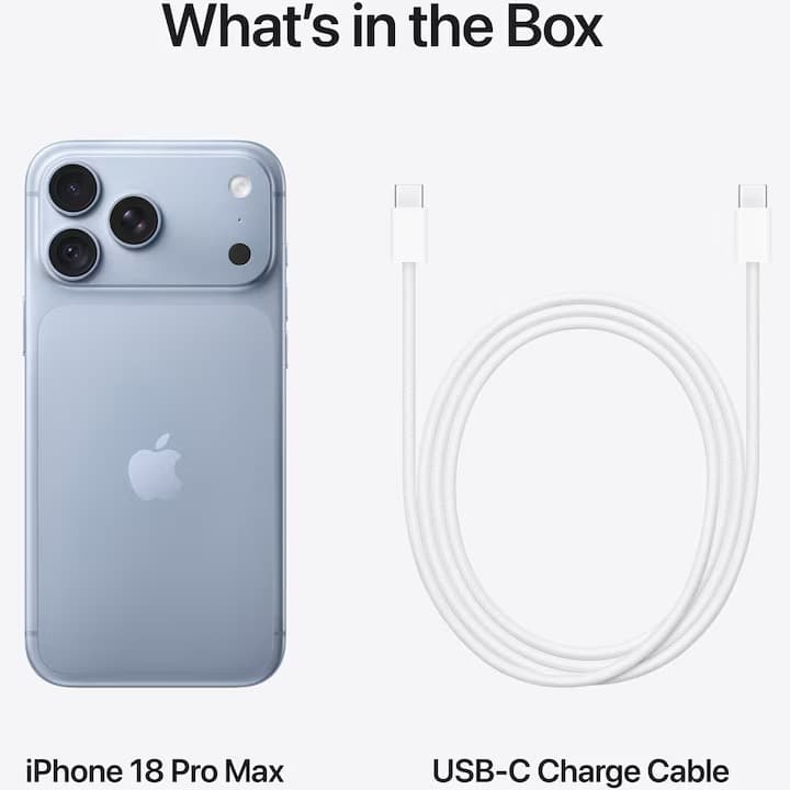 Telefon mobil Apple iPhone 18 Pro Max, 1TB, 5G, Glacier — 3