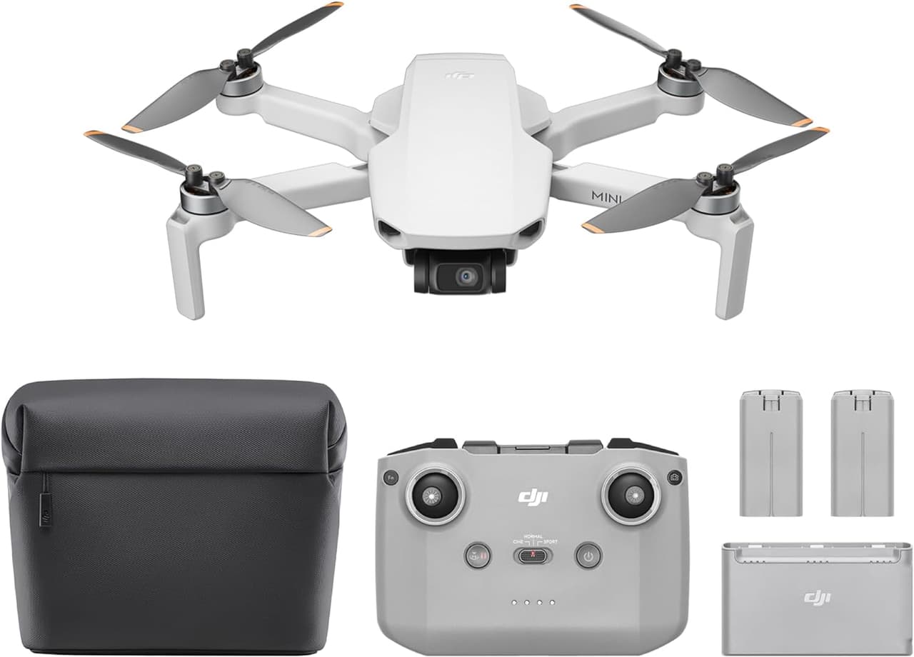 Drona DJI Mini 4K Fly More Combo, Bundle Fly More ULTRA LIGHT, 249g — 1