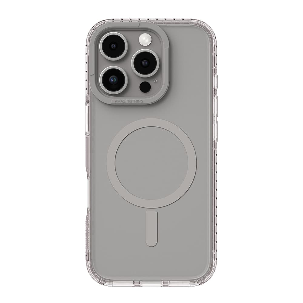 Husă Amazing Thing Titan Pro  pentru iPhone 16 Pro Max Transparent-Grey — 7