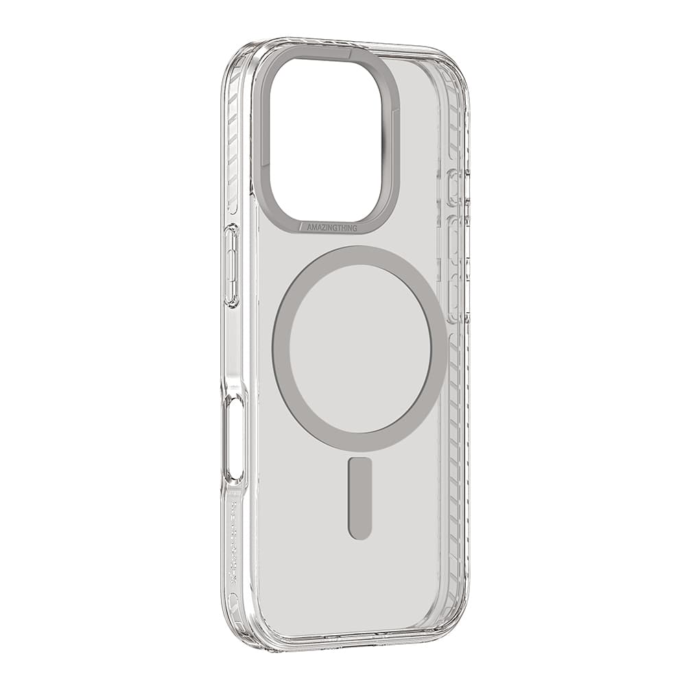 Husă Amazing Thing Titan Pro  pentru iPhone 16 Pro Max Transparent-Grey — 10