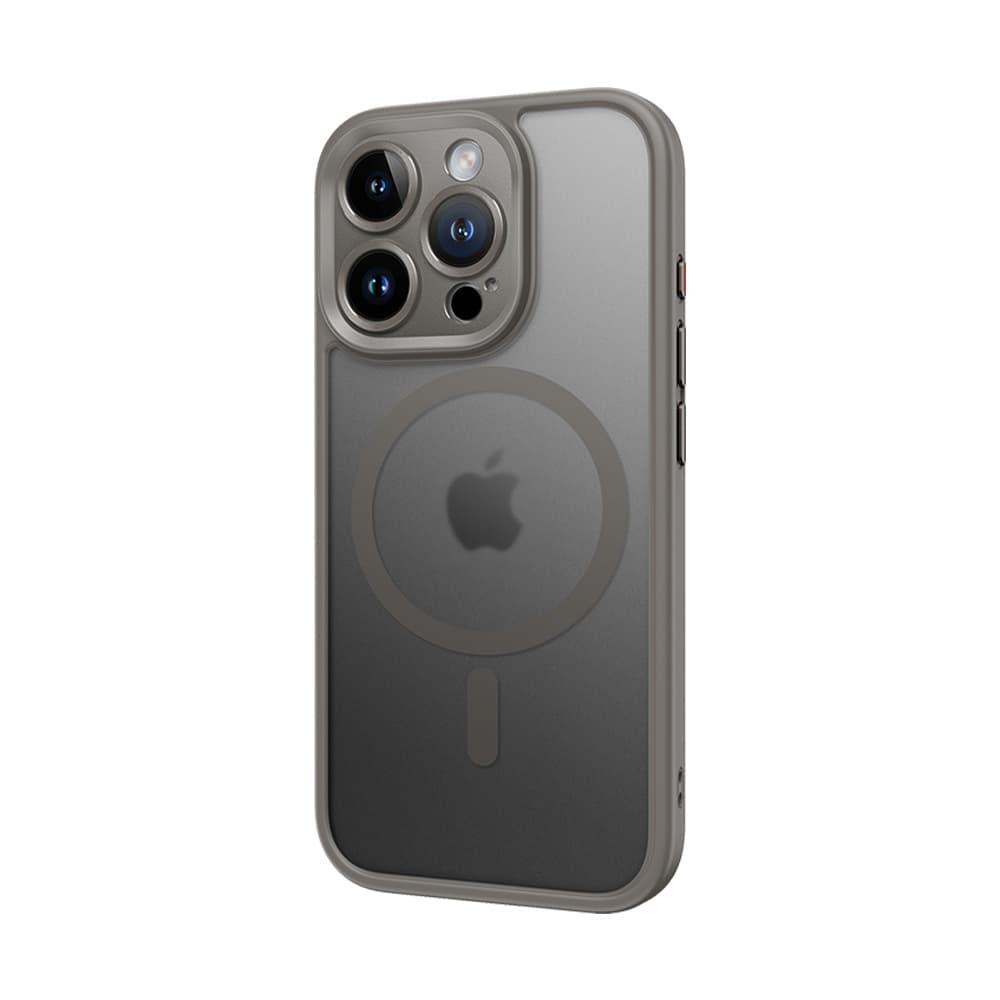Husă magnetică Rock Guard  pentru iPhone 16 Pro Max-Grey — 1