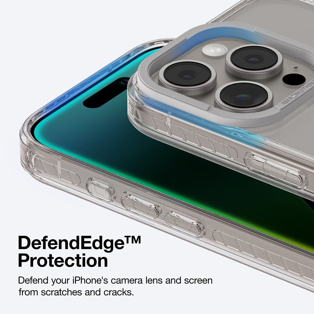 Husă Amazing Thing Titan Pro  pentru iPhone 16 Pro Max Transparent-Grey — 12
