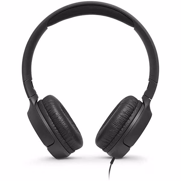 Casti JBL Tune 500, Cu fir, On-ear, Microfon, negru — 4
