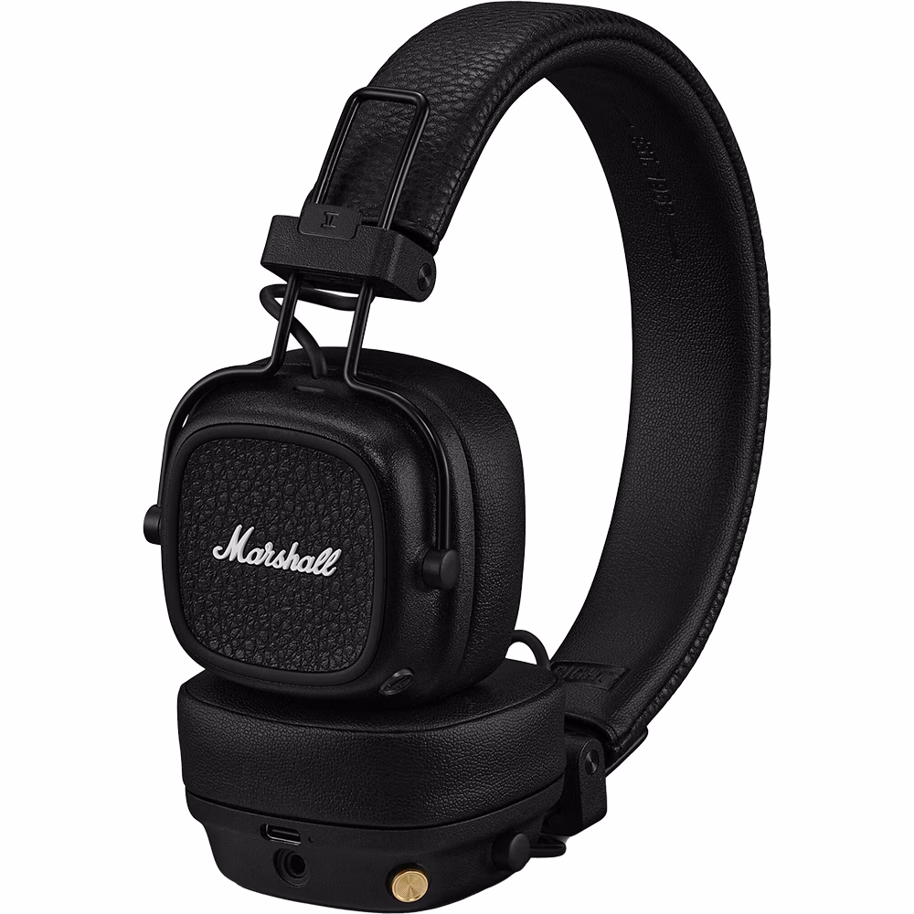 Casti MARSHALL Major IV, Bluetooth, On-ear, Microfon, Incarcare Wireless, Negru — 1