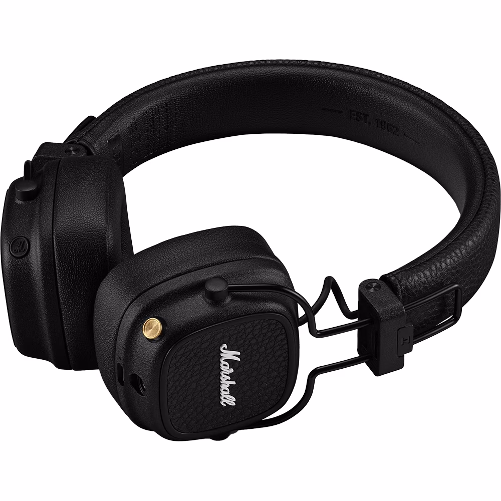 Casti MARSHALL Major IV, Bluetooth, On-ear, Microfon, Incarcare Wireless, Negru — 6