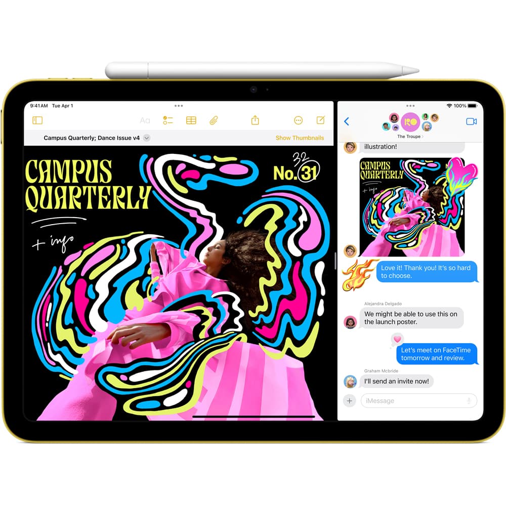 Tableta APPLE iPad 11" (A16), 128GB, Wi-Fi, Roz — 4