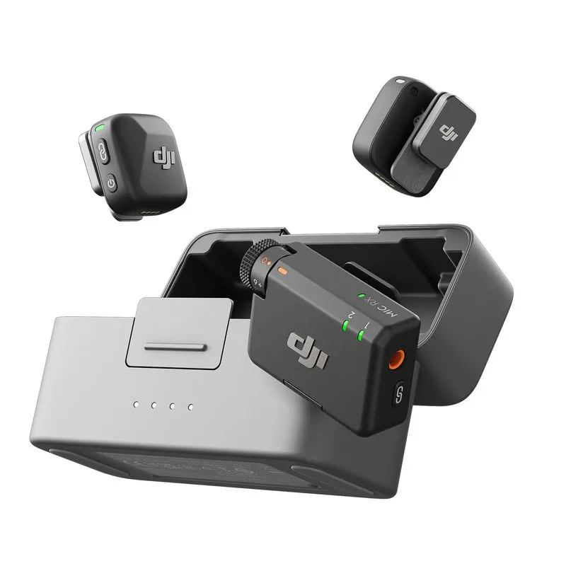 DJI Mic Mini Dual 2 TX + 1 RX cu Carcasa Incarcare — 1