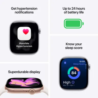Apple  Watch Seria 11 GPS - 42mm Jet Black Aluminium - Sport Band (S/M) — 4