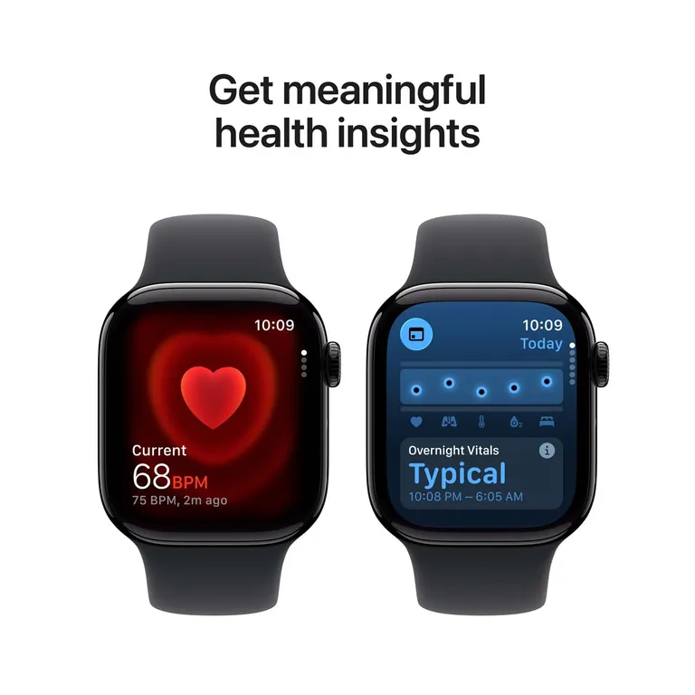Apple  Watch Seria 11 GPS - 42mm Jet Black Aluminium - Sport Band (S/M) — 5