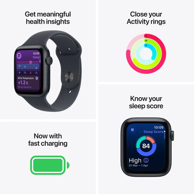 Apple Watch SE 3 40mm Midnight SB S/M GPS — 4