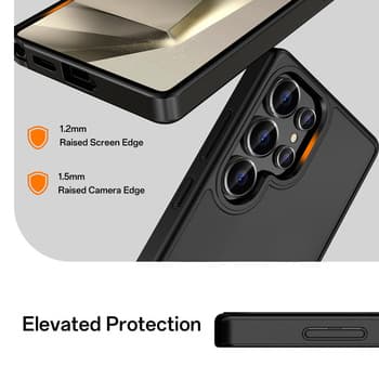 Carcasă Rock Guard Touch Matte Series  Samsung Galaxy S25 Ultra, neagră — 3