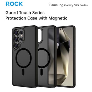 Carcasă magnetică Rock Guard Touch Matte Series  Samsung Galaxy S25 Ultra, gri — 2