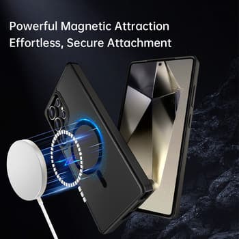 Carcasă magnetică Rock Guard Touch Matte Series  Samsung Galaxy S25 Ultra, gri — 4