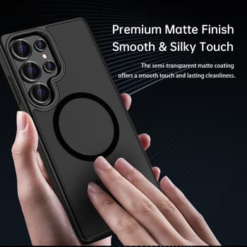 Carcasă magnetică Rock Guard Touch Matte Series  Samsung Galaxy S25 Ultra, gri — 1