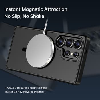 Carcasă magnetică Rock Guard Touch Matte Series  Samsung Galaxy S25 Ultra, gri — 3