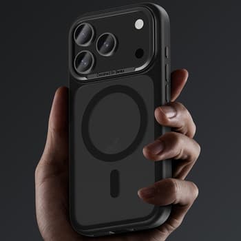 Carcasă Benks Magnetic Mist cu ramă metalică iPhone 17 Pro Max, neagră (buton de control al camerei) — 5