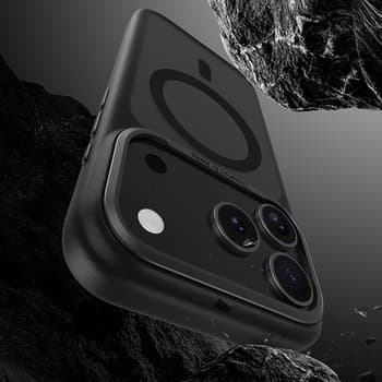 Carcasă Benks Magnetic Mist cu ramă metalică iPhone 17 Pro Max, neagră (buton de control al camerei) — 2