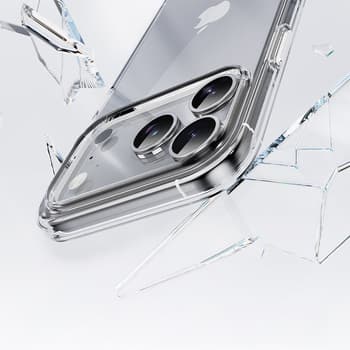 Carcasă Rock Crystal Shield Series iPhone 17 Pro Max, transparentă — 2