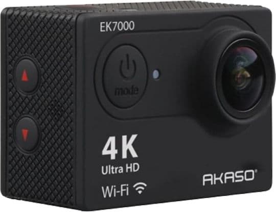 Akaso EK7000 32GB Cameră de Acțiune 4K Ultra HD Subacvatică (cu Carcasă) cu Ecran Tactil 2" și Wi-Fi Neagră — 6