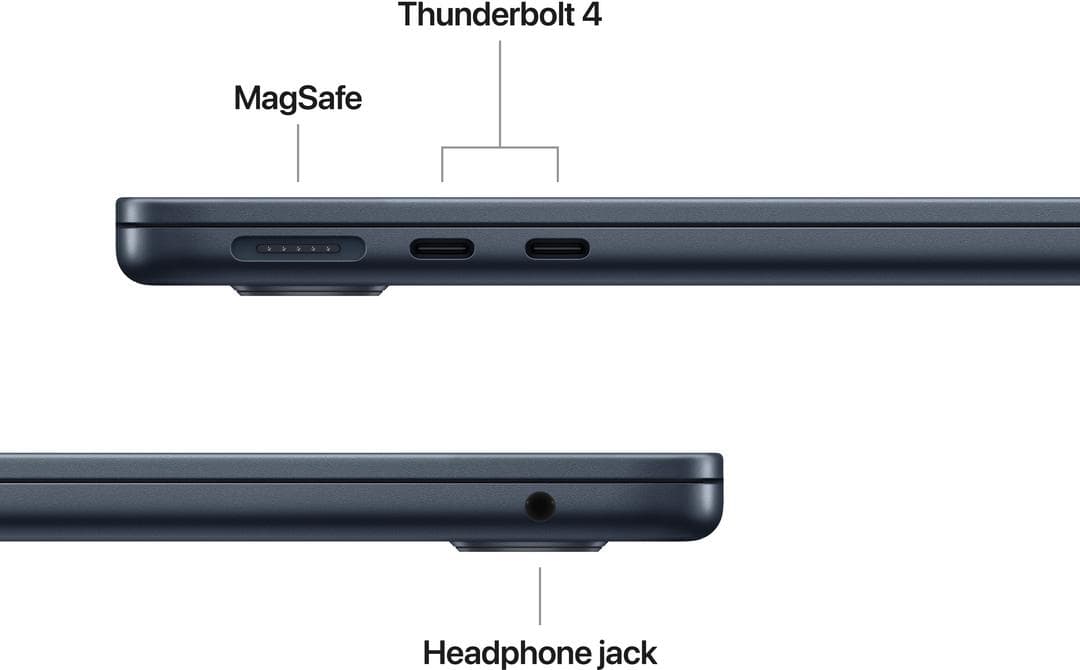 Apple MacBook Air 13 M4 16/512GB Midnight LAYOUT GERMANIA — 3