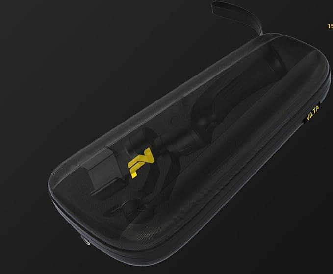 Gimbal stabilizator portabil VILTA pe 3 axe pentru telefoane și camere video de acțiune, negru (VILTA-M) — 3