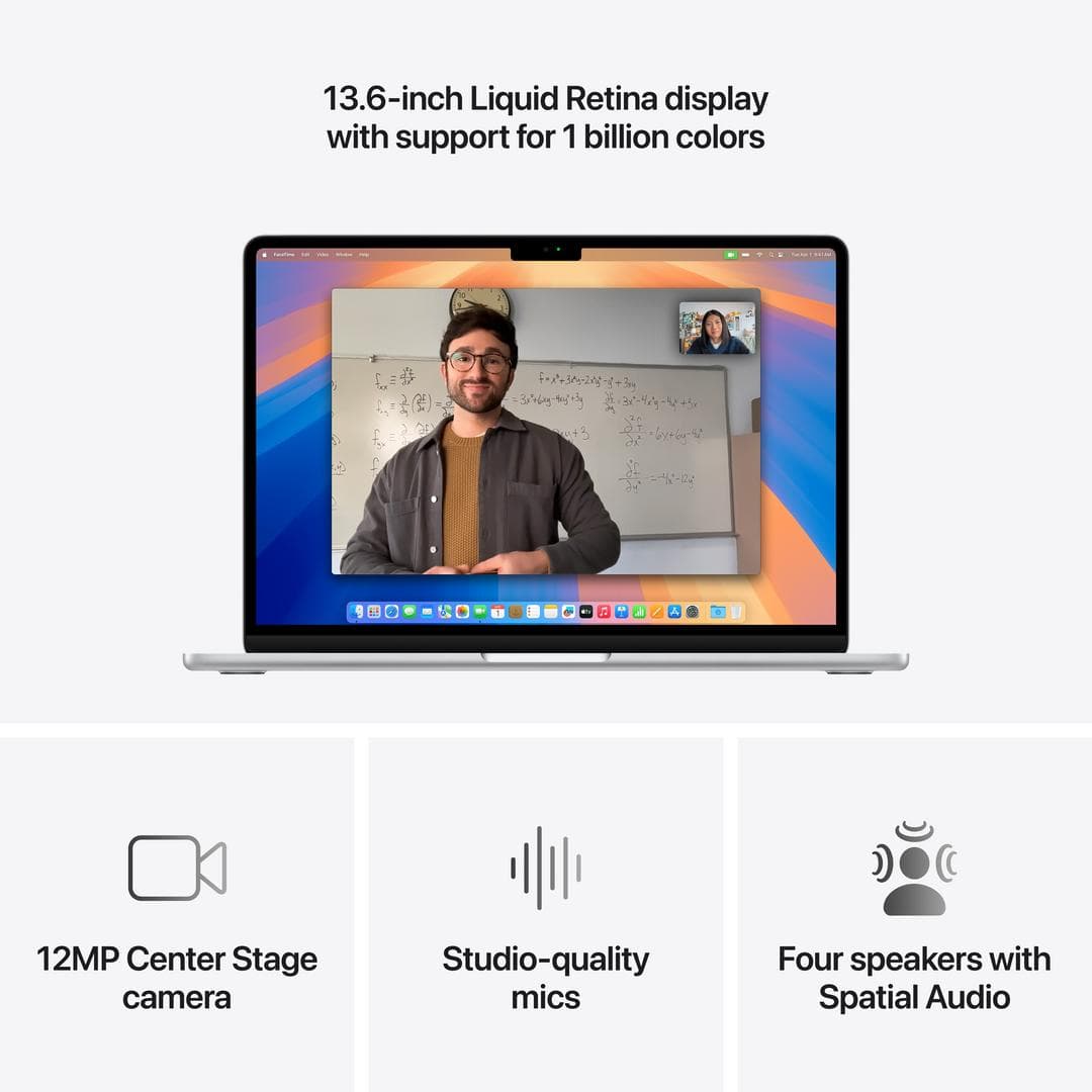 Apple MacBook Air 13 M4 16/512GB Argintiu LAYOUT GERMANIA — 2