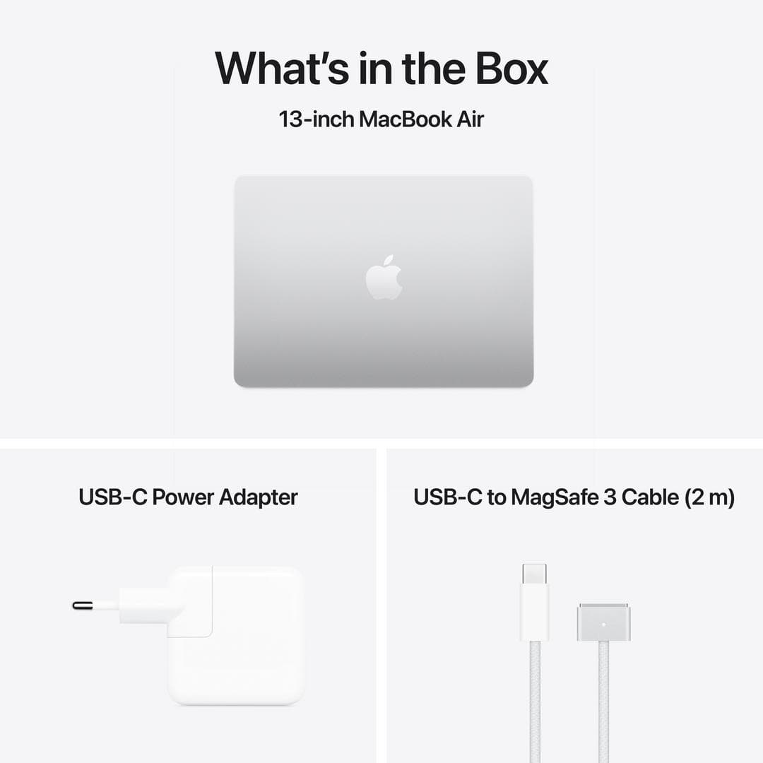 Apple MacBook Air 13 M4 16/512GB Argintiu LAYOUT GERMANIA — 4