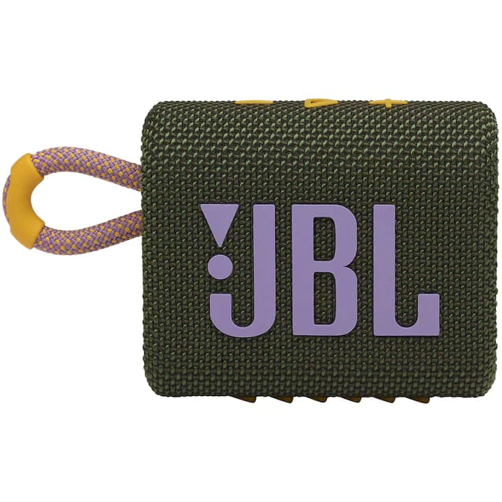 Boxa portabila JBL GO3, IPX67, Bluetooth, Verde-Roz — 3