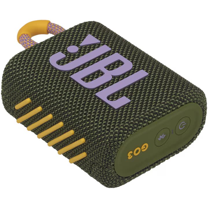 Boxa portabila JBL GO3, IPX67, Bluetooth, Verde-Roz — 2