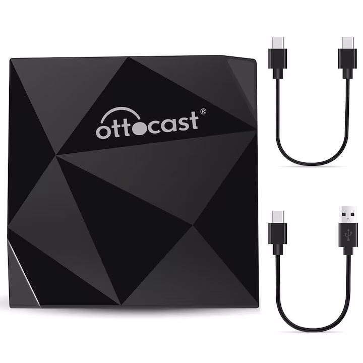 Adaptor wireless, compatibil cu Apple Carplay, OTTOCAST U2-Air, pentru autoturisme
