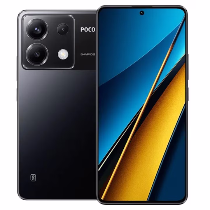 Telefon mobil Poco X6, 256GB, 8GB RAM, 5G, Black