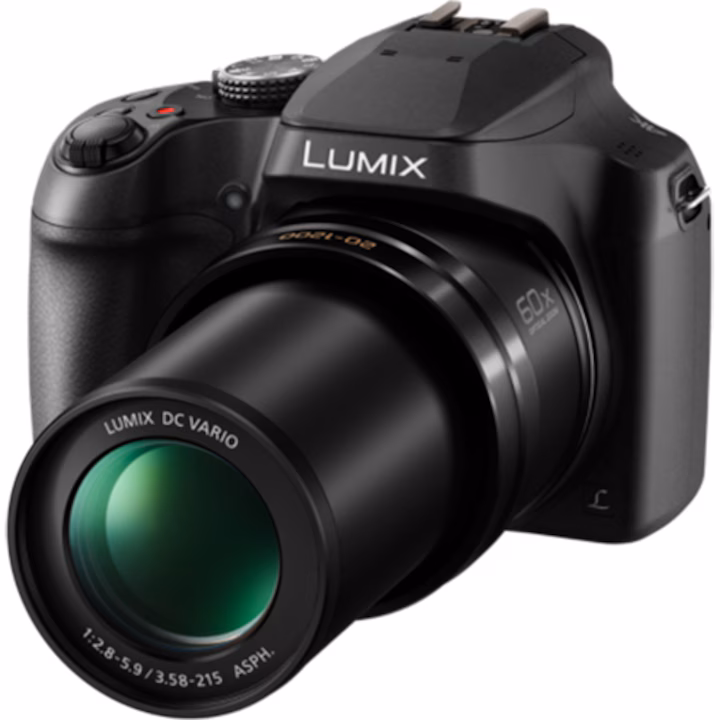 Aparat Foto Bridge Panasonic Lumix DC-FZ82, 18MP, Negru