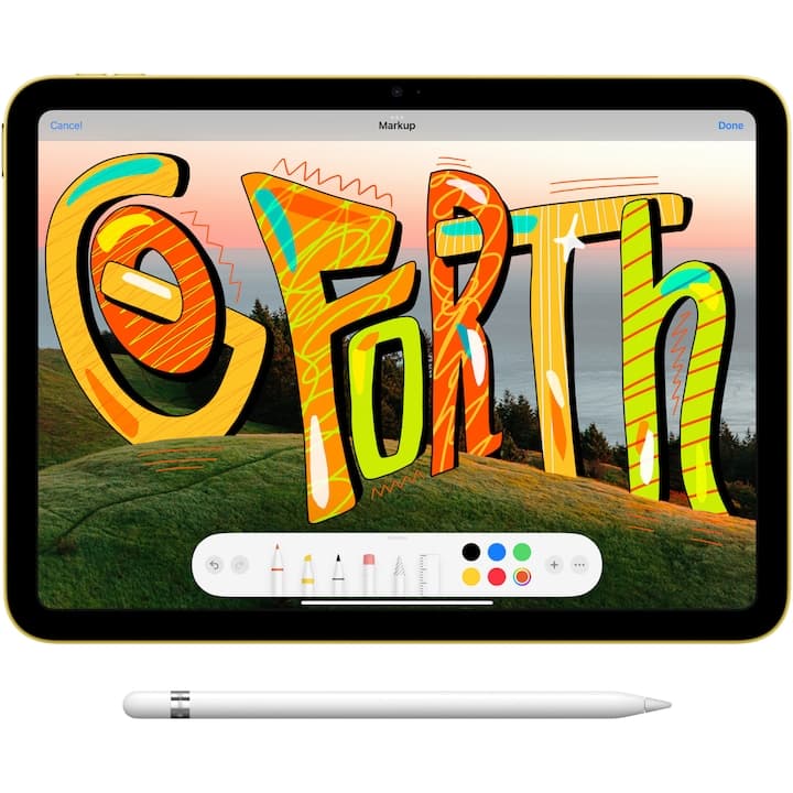 Apple iPad 10 (2022) v2, 10.9 " 64GB, Wifi, Yellow — 5