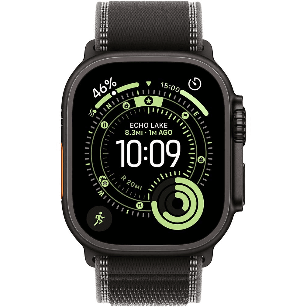 Apple Watch Ultra 3 GPS+Cell. 49mm Black Titanium Black/Charcoal Loop S/M — 2
