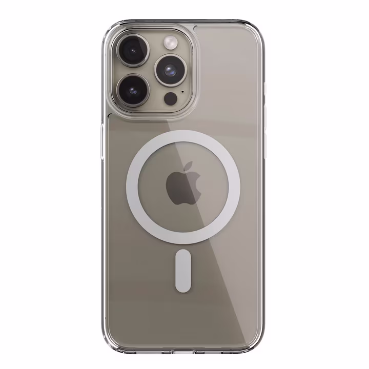 Husa de protectie pentru iPhone 15 Pro, compatibila MagSafe , Clear