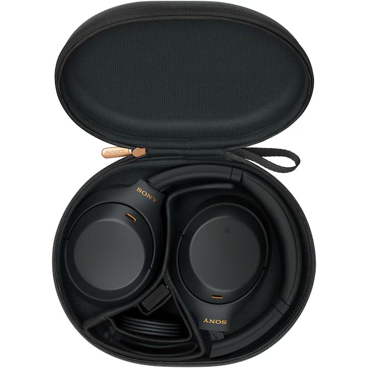 Casti Over the Ear Sony WH-1000XM4B, Wireless, Bluetooth, Noise cancelling, Microfon, Negru — 7