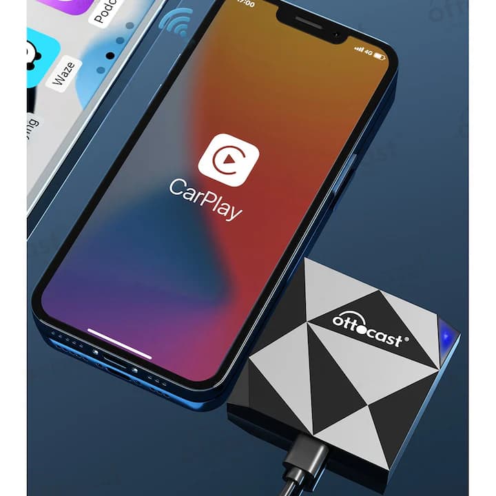 Adaptor wireless, compatibil cu Apple Carplay, OTTOCAST U2-Air, pentru autoturisme — 4