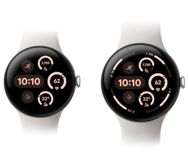 Google Pixel Watch 3 LTE Aluminiu 45mm Rezistent la apă cu Pulsometru (Matte Hazel Aluminum Case / Hazel Active Band) — 4