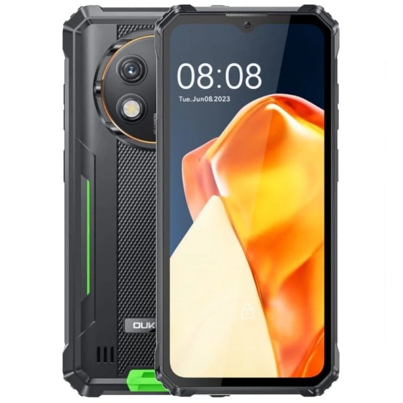 Telefon mobil Oukitel WP28 E Green, 4G, 6.52" HD+, 8GB RAM (4GB+4GB extensibil), 64GB ROM, Android 14, Camera 13MP, T606, NFC, 10600mAh, Dual SIM — 1