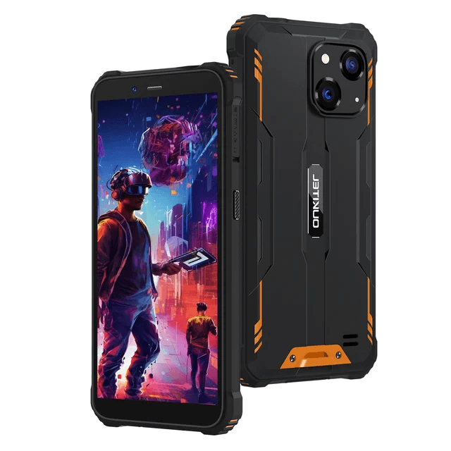Telefon mobil Oukitel WP32 Orange, 4G, 5.93" HD+, 16GB RAM (4GB + 12GB extensibili), 128GB ROM, 20MP+ 5MP, Android 14, Unisoc UMS9230, NFC, 6300mAh, Dual SIM — 1