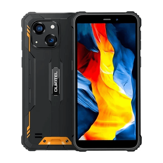 Telefon mobil Oukitel WP32 Orange, 4G, 5.93" HD+, 16GB RAM (4GB + 12GB extensibili), 128GB ROM, 20MP+ 5MP, Android 14, Unisoc UMS9230, NFC, 6300mAh, Dual SIM — 2