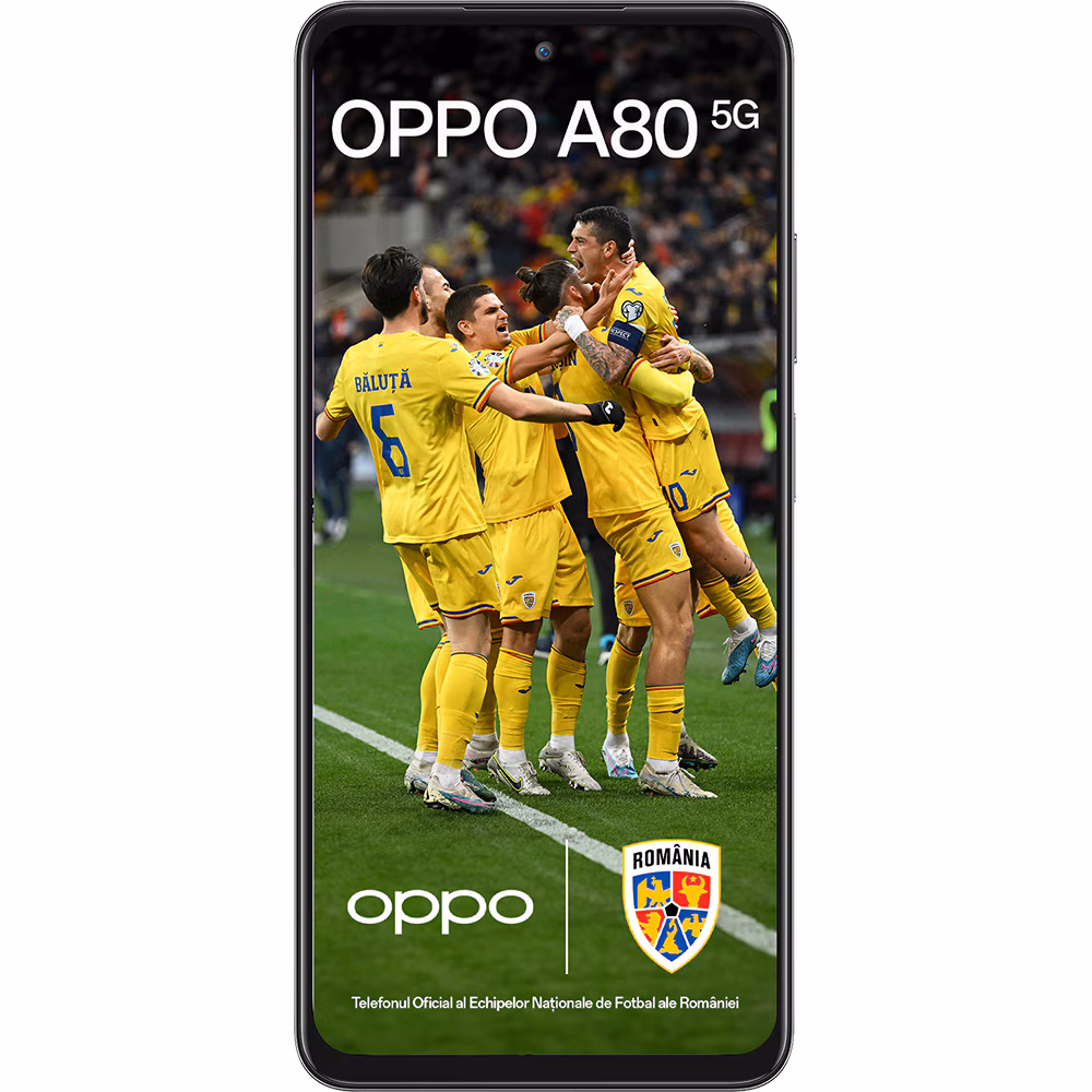 Telefon OPPO A80 5G, 256GB, 8GB RAM, Dual SIM, Starry Black — 2
