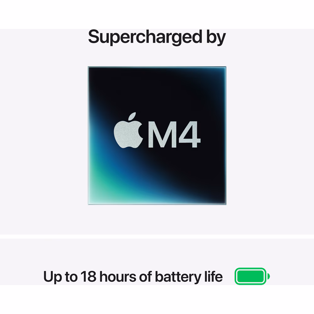 MacBook Air 13 Apple M4, 13.6" 16GB, SSD 256GB, Starlight, Tastatura layout GERMANIA — 6