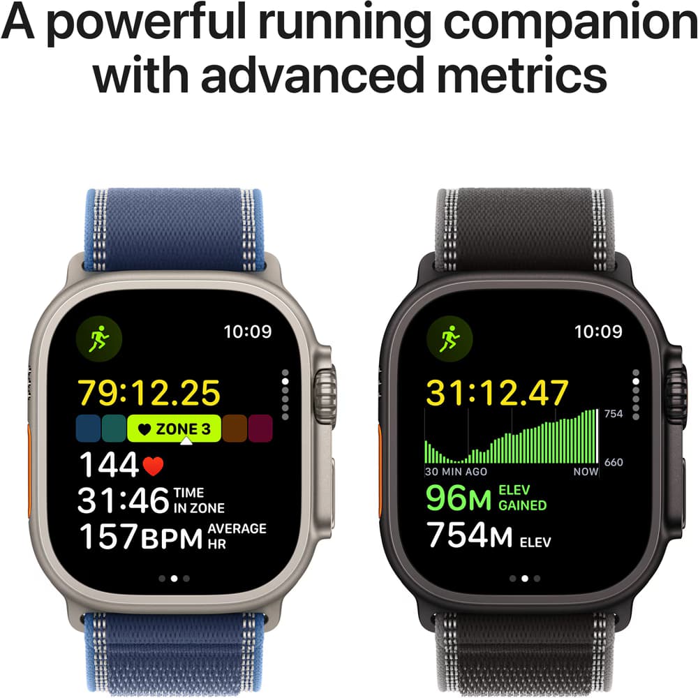 Apple Watch Ultra 3 GPS+Cell. 49mm Black Titanium Black/Charcoal Loop S/M — 4