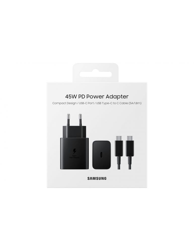 Incarcator retea Samsung EP-T4510XBEGEU, 1x USB Type-C, 3A, universal, Black — 1