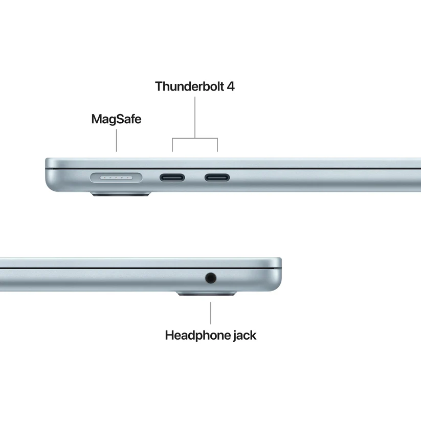 MacBook Air 13-inch, M5, 25GB/1TB, Sky Blue — 5